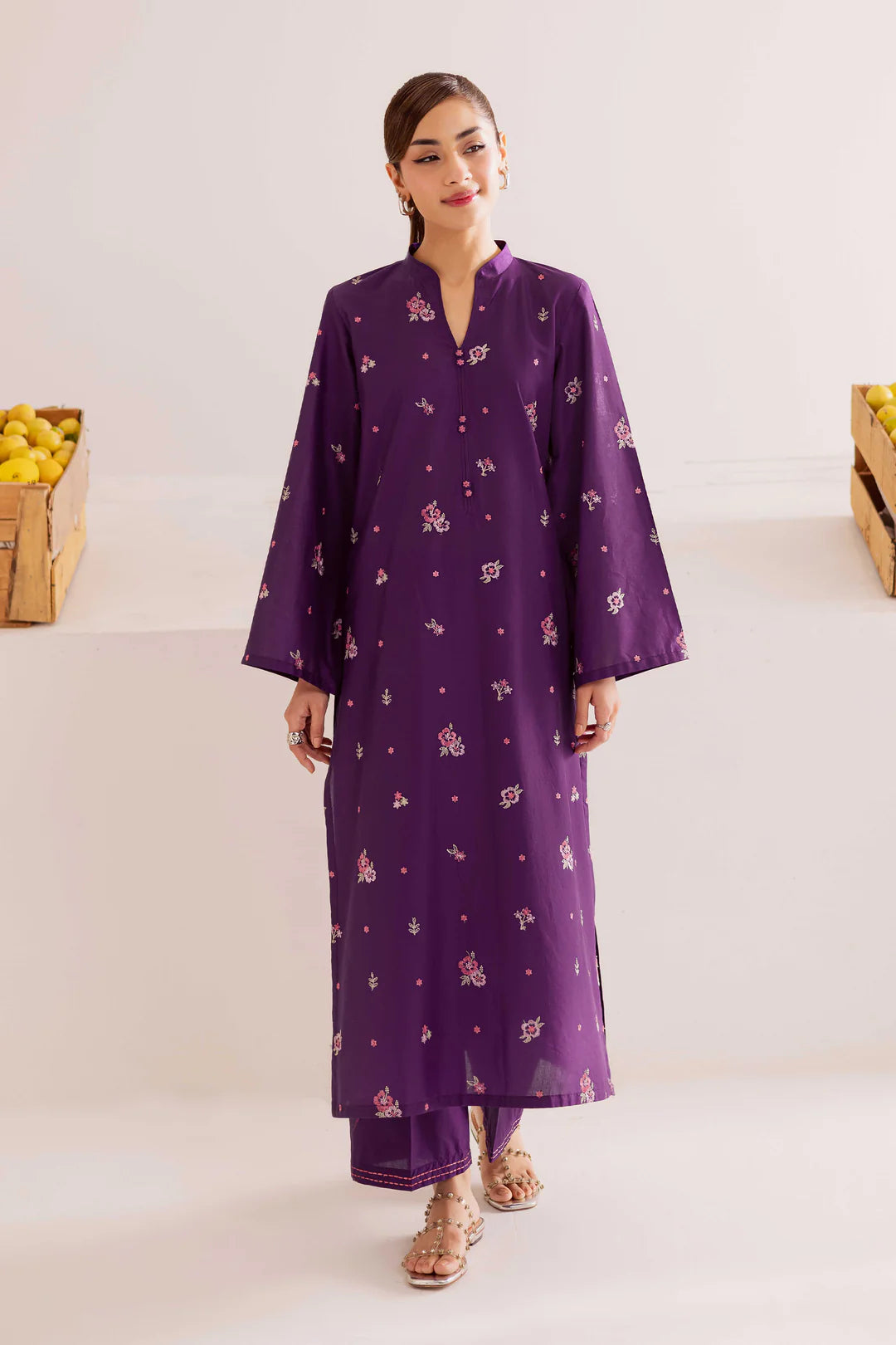 Sophie 2Pc - Embroidered Casual Pret