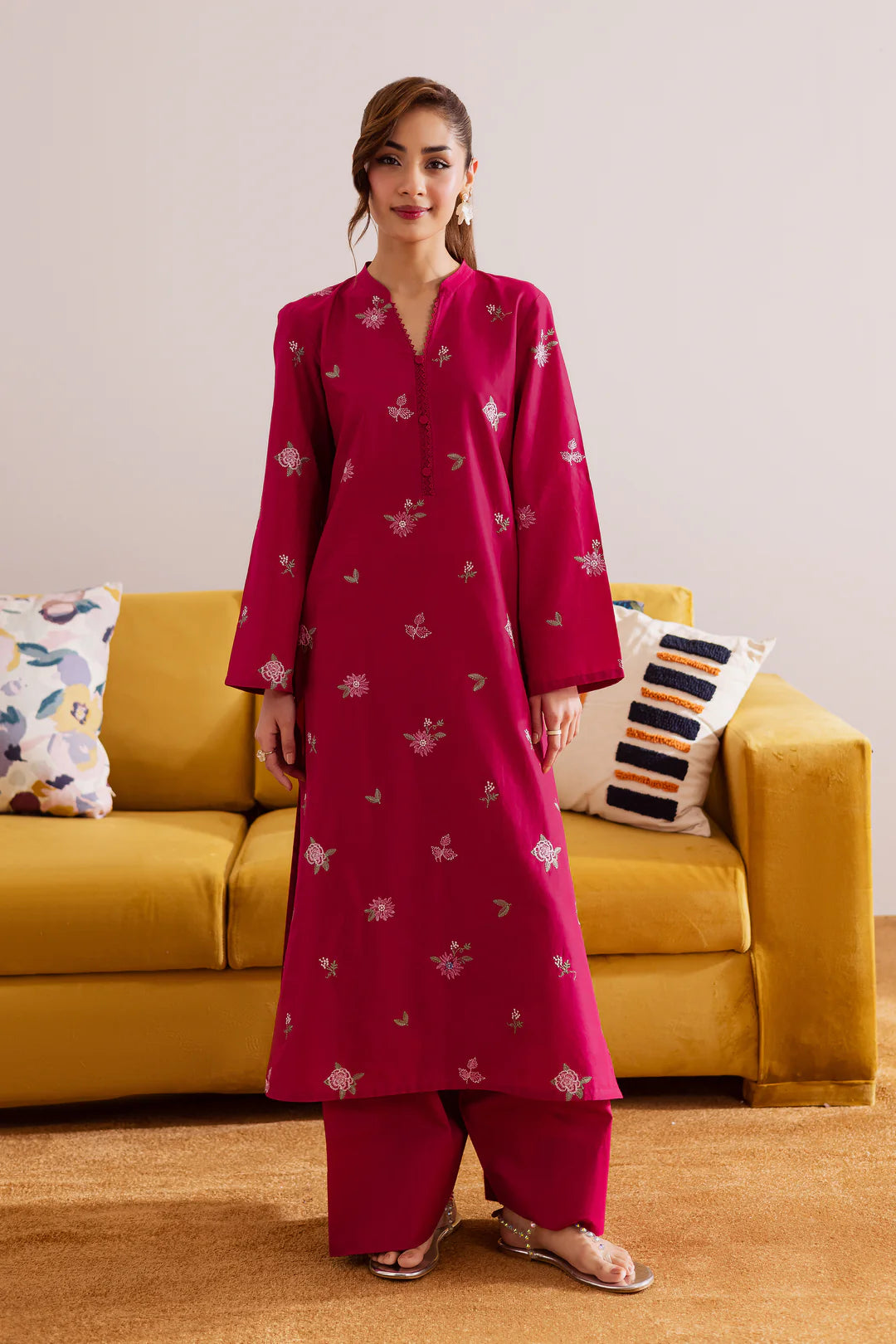 Zylphia 2Pc - Embroidered Casual Pret