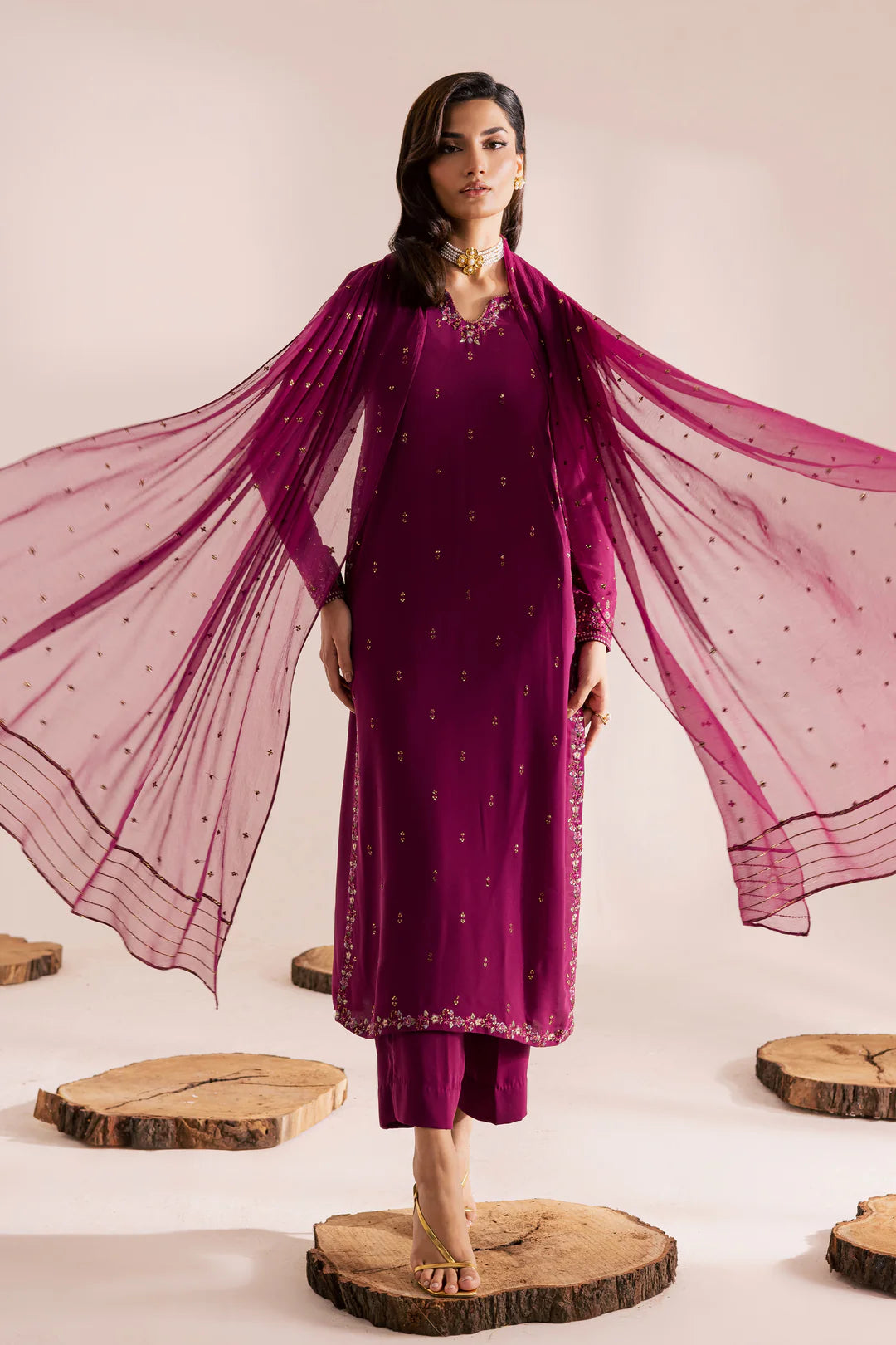 Hooriya 3Pc - Festive Luxe Pret