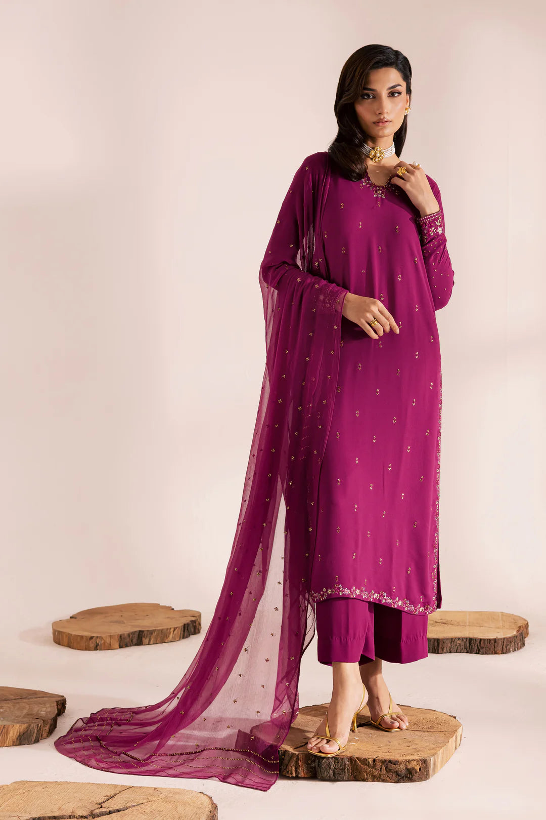 Hooriya 3Pc - Festive Luxe Pret