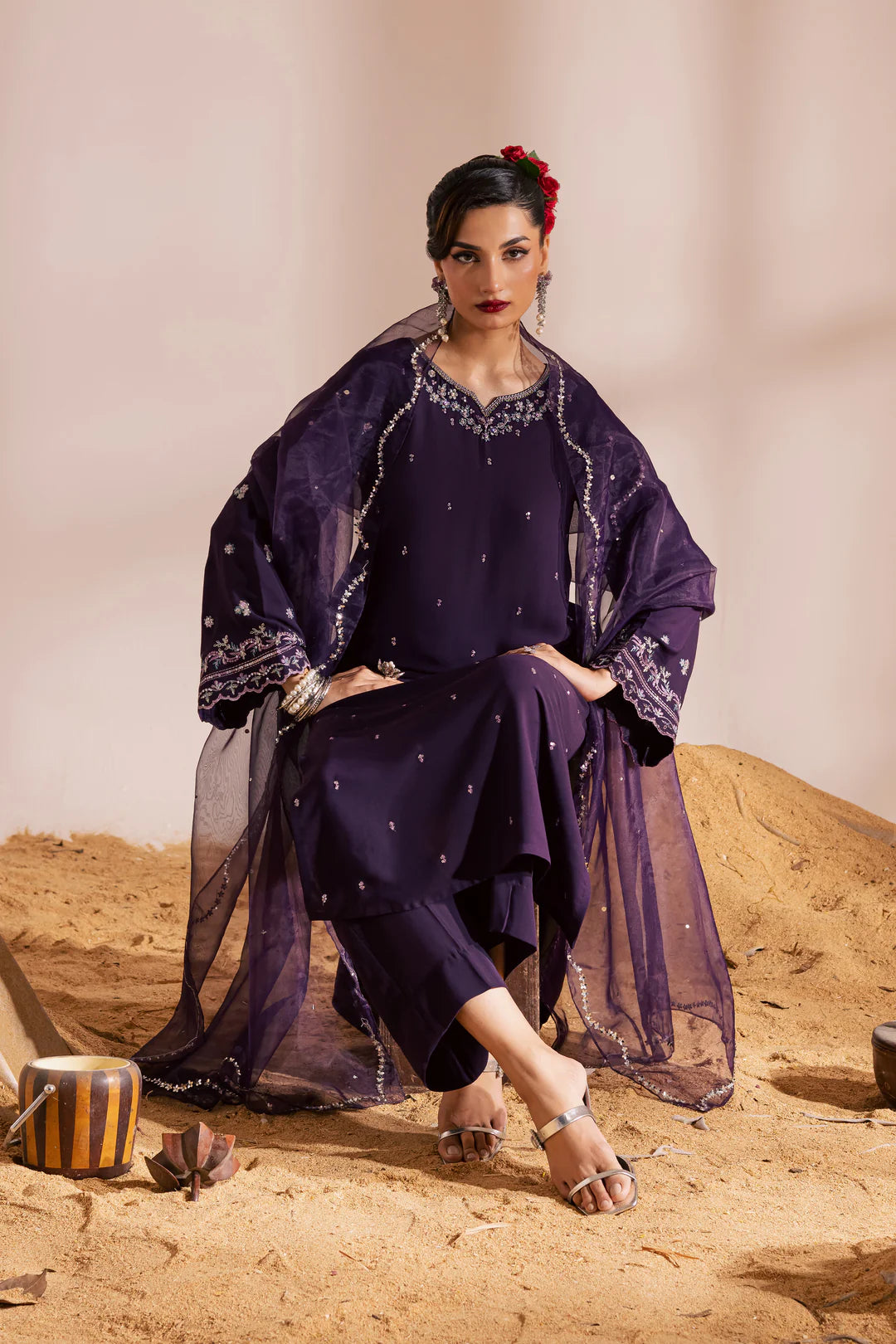 Lucent 3Pc- Festive Luxe Pret