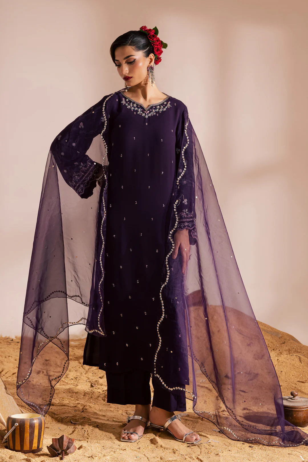 Lucent 3Pc- Festive Luxe Pret