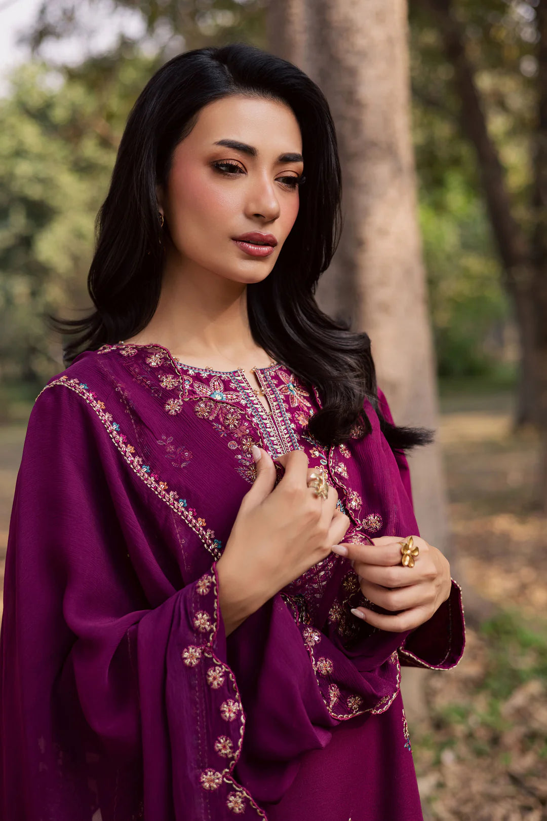 Sole 3Pc - Embroidered Dress