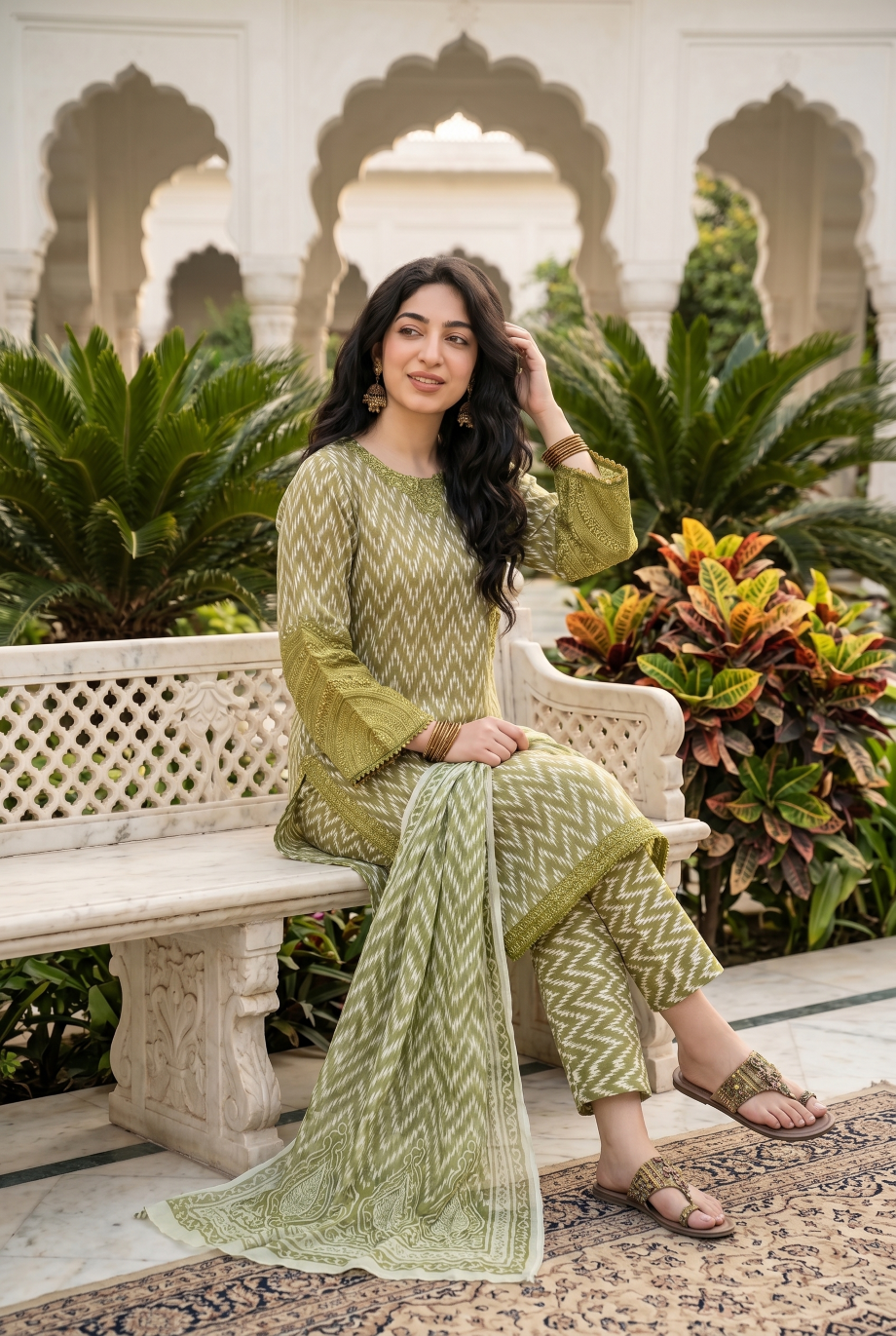 Firefly 3Pc - Printed Lawn Dress