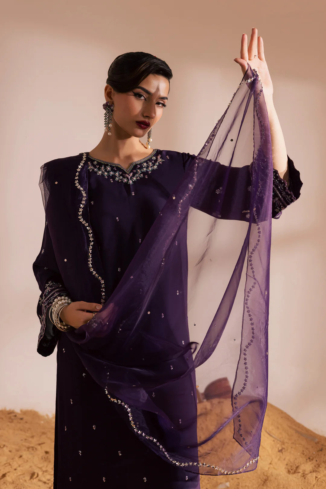 Lucent 3Pc- Festive Luxe Pret