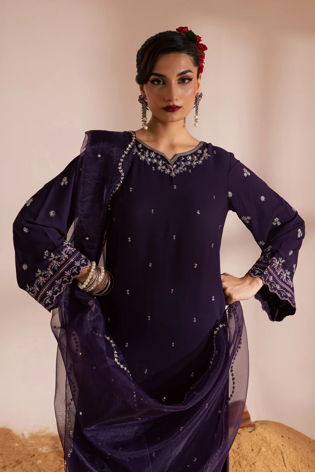 Lucent 3Pc- Festive Luxe Pret