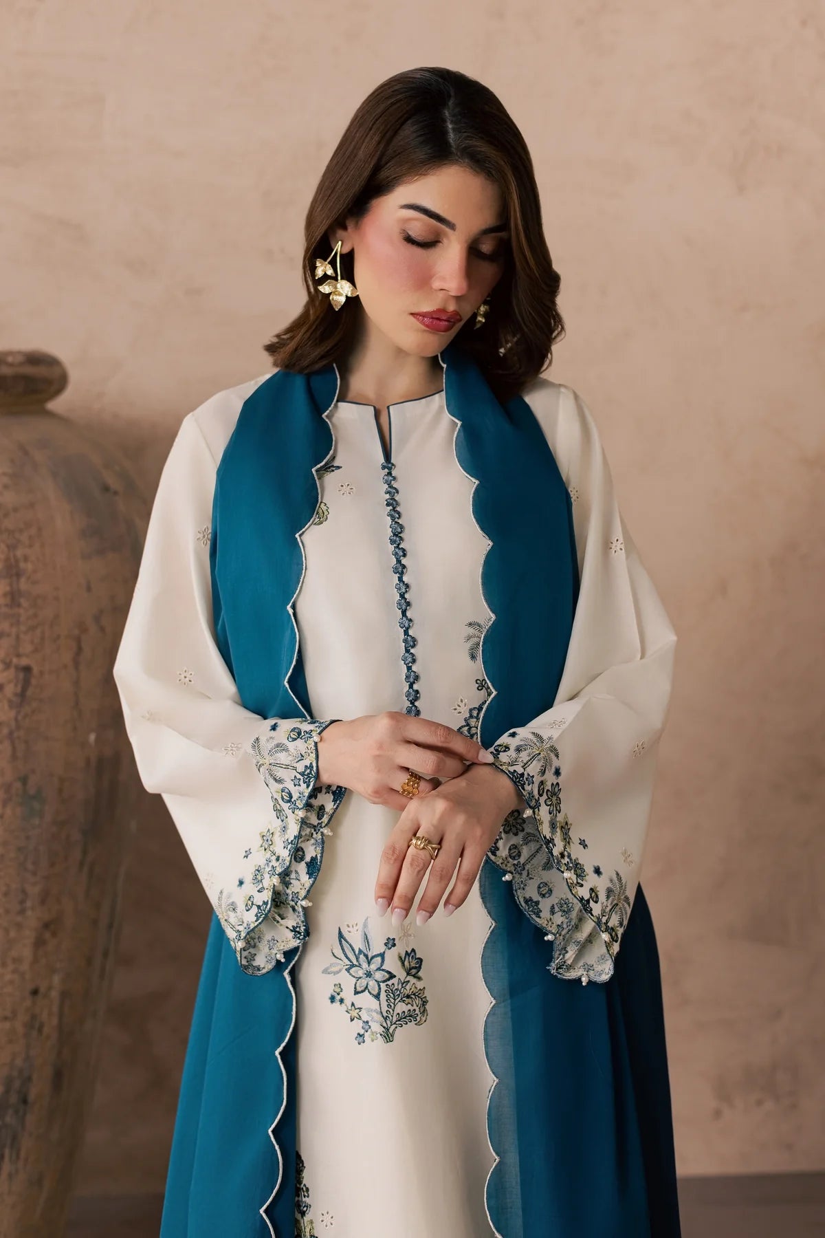 Fable 3Pc - Embroidered Dress