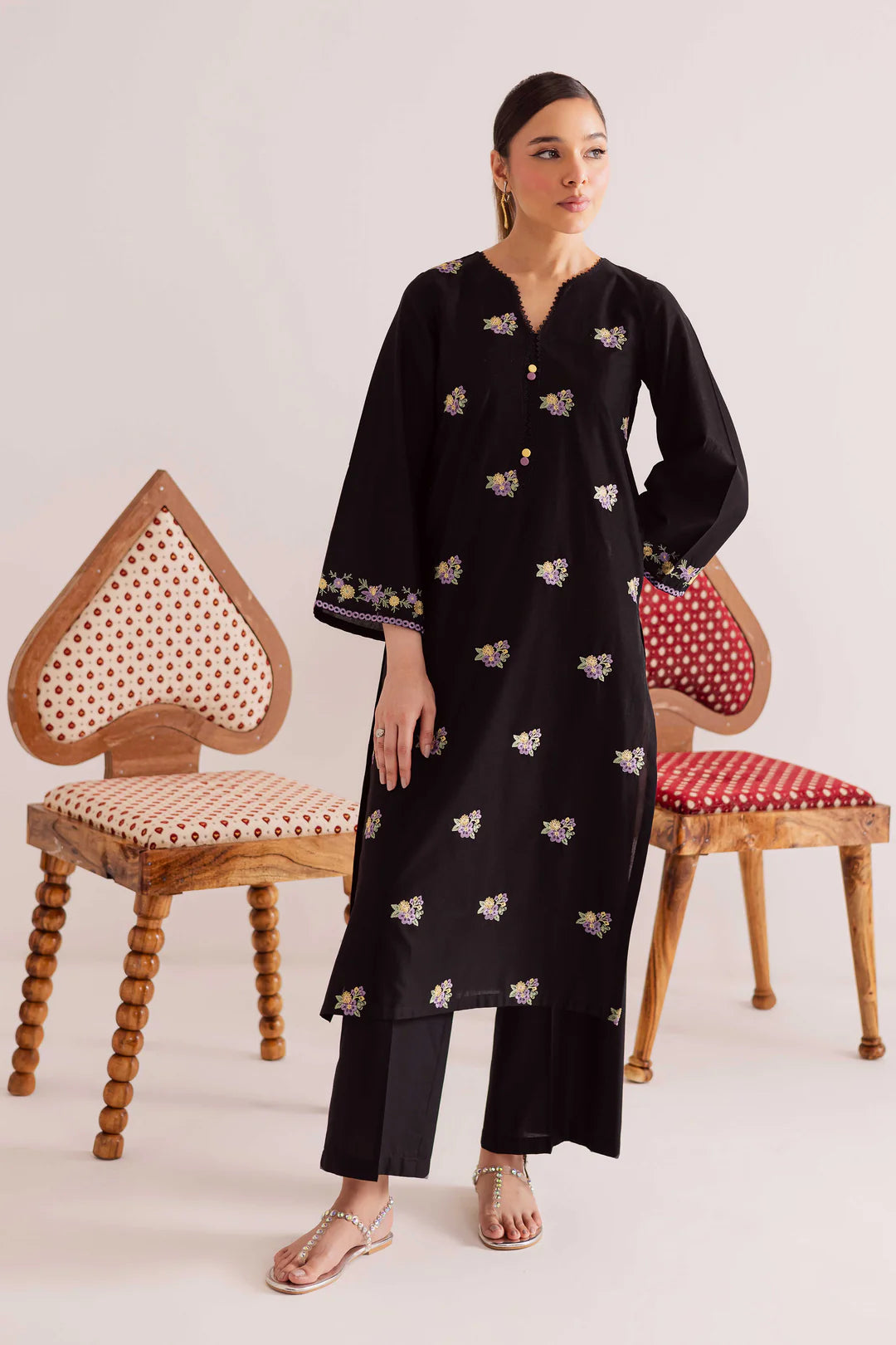 Liora 2Pc - Embroidered Casual Pret