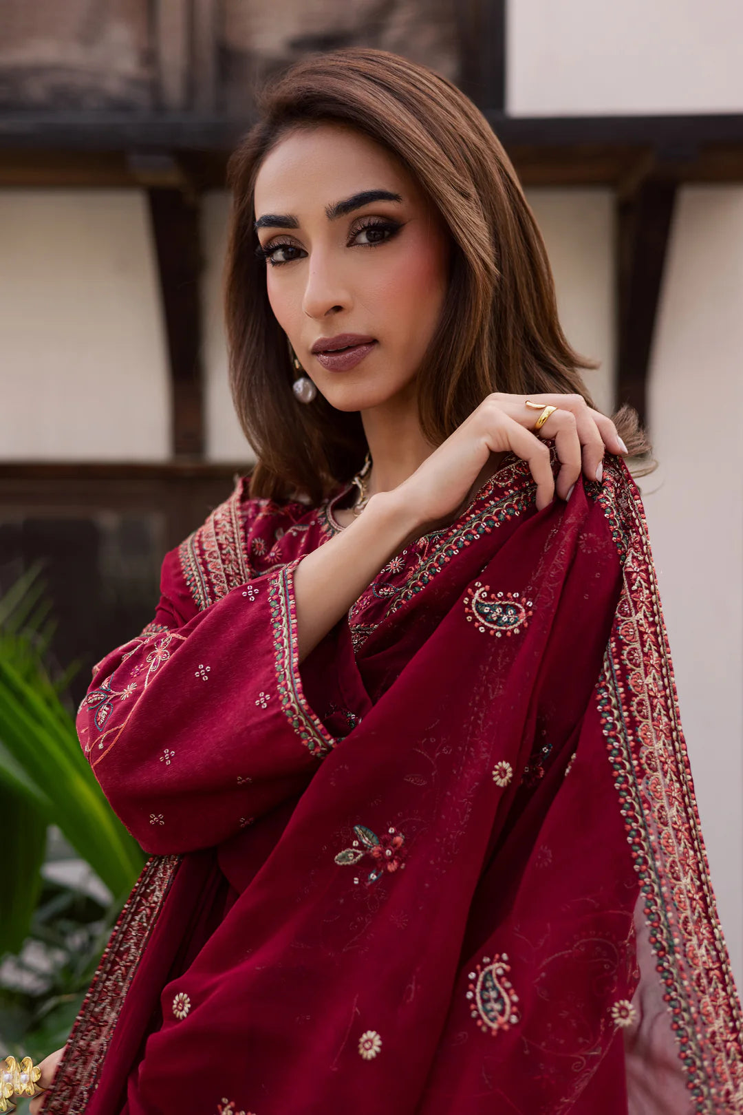 Marilyn 3Pc - Embroidered Festive Pret