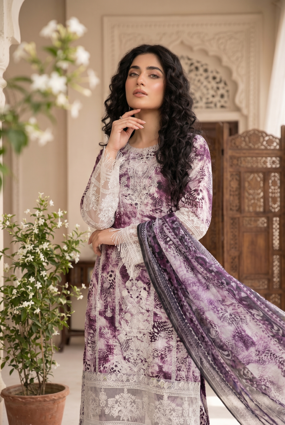 Yunna 3Pc - Printed Lawn Dress